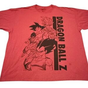 Dragon Ball Z Red Graphic T-Shirt
